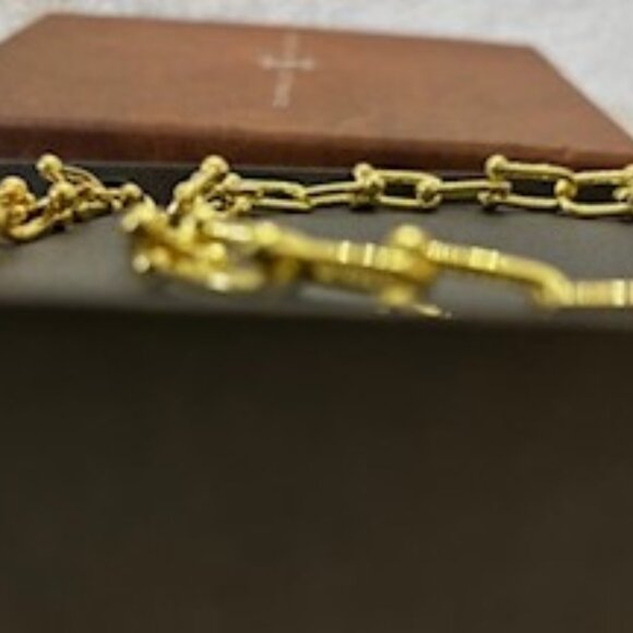 Brooklyn Exchange brand brass Men's necklace and bracelet set New in Box - Picture 4 of 4